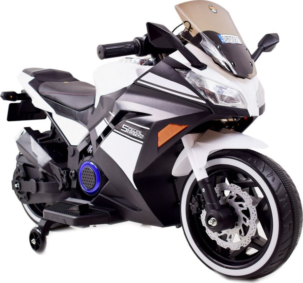 Super Toys MEGA MOTOR ŚCIGACZ STRONG 2 EXCLUSIVE, ŚWIECĄCE KOŁA, GAZ W MANETCE, HAMULEC/DLS07 uniwersalny