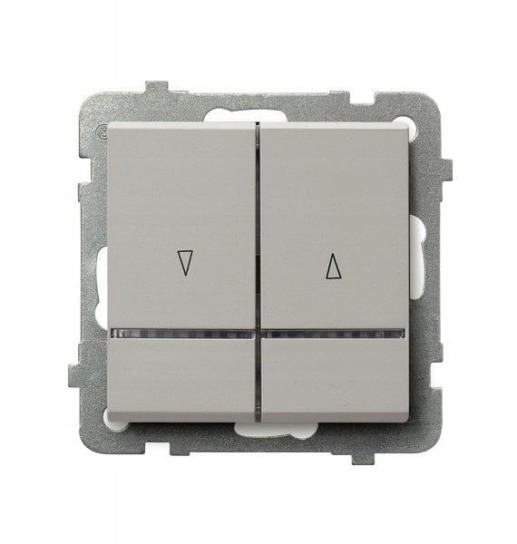 Ospel SONATA Łącznik żaluzjowy, czujnik, z podświetleniem niebieskim kaszmirowy ŁP-7RS/m/82