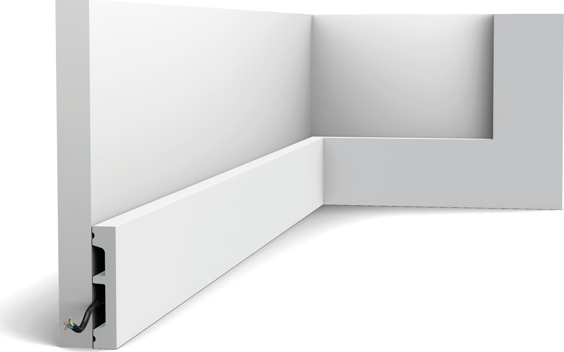 Listwa przypodłogowa Orac Decor DX157-2300-RAL9003