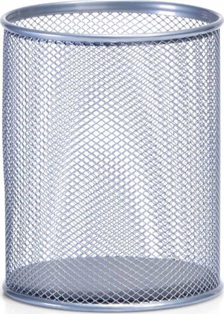 Zeller Kubek na przybory biurowe z metalowej siatki, Ø 11 cm