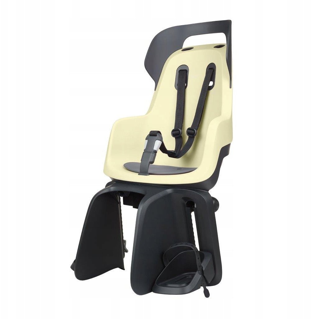 Bobike Maxi GO RS - bicycle seat mounted on a luggage rack with adjustable back Lemon Sorbet