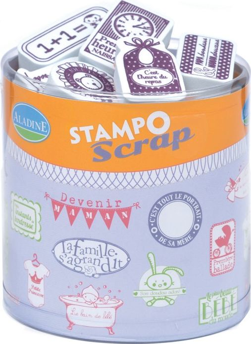 Aladine Stempelki do Scrapa Narodziny