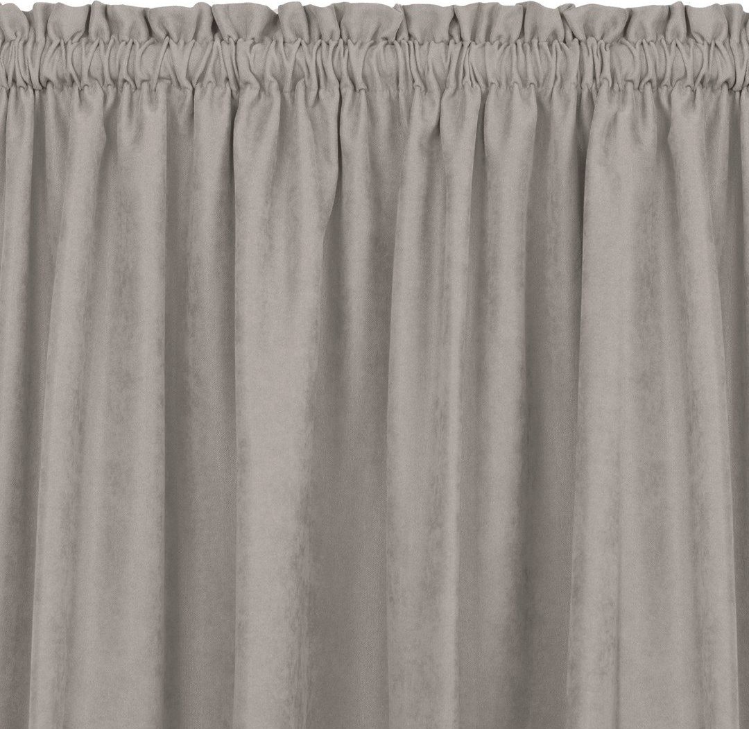 Homede Homede Zasłona MILANA szenilowa z tunelem 560x300 cappuccino wzór 2