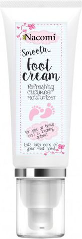 Nacomi Krem do stóp - Odświeżający zielony ogórek 85ml