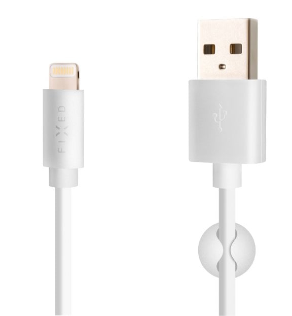 Kabel USB Fixed USB-A - Lightning 1 m Biały (FIXD-UL-WH)
