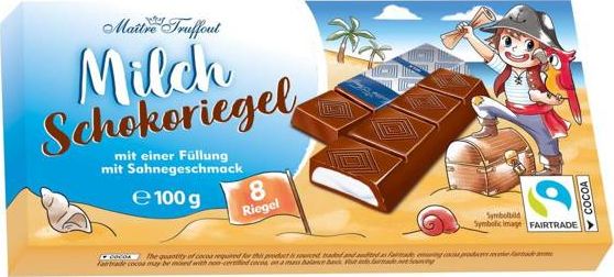 MaitreTruffout MaitreTruffout Czekoladk z Nadzieniem Mlecznym 100 g