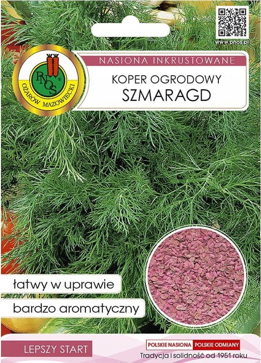 Koper ogrodowy Szmaragd 5g Wczesna odmiana o dużym plonie