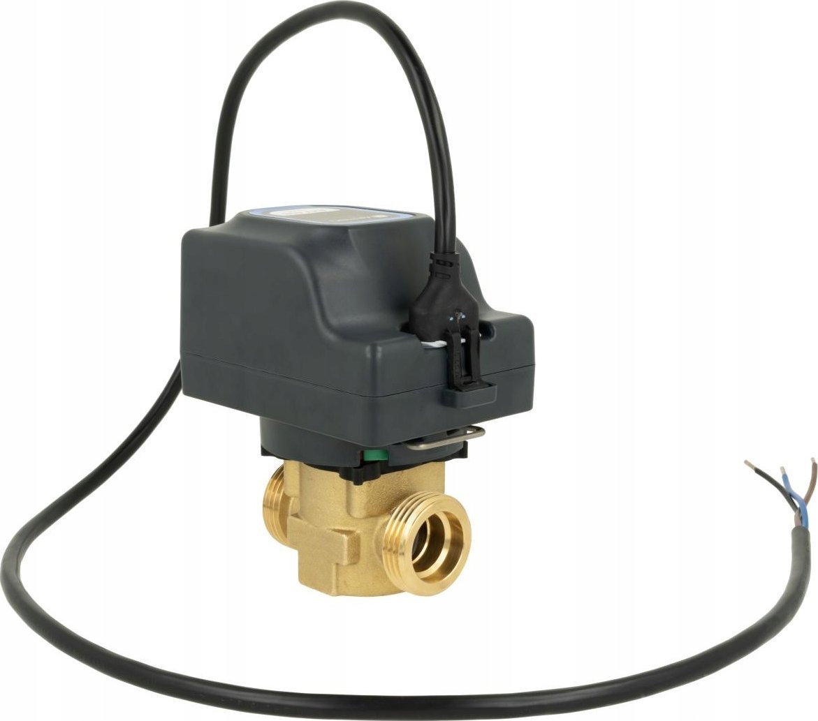 Afriso Zawór 2-drogowy strefowy AZV 453, DN20, G1", Kvs 10, 230 V AC, NO