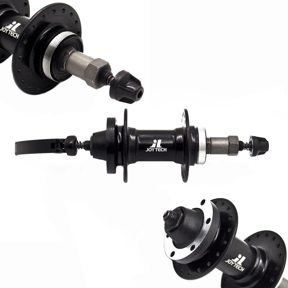 Piasta tylna Joytech JY-D242DSE, 36H, wolnobieg, hamulec tarczowy, QR, czarna