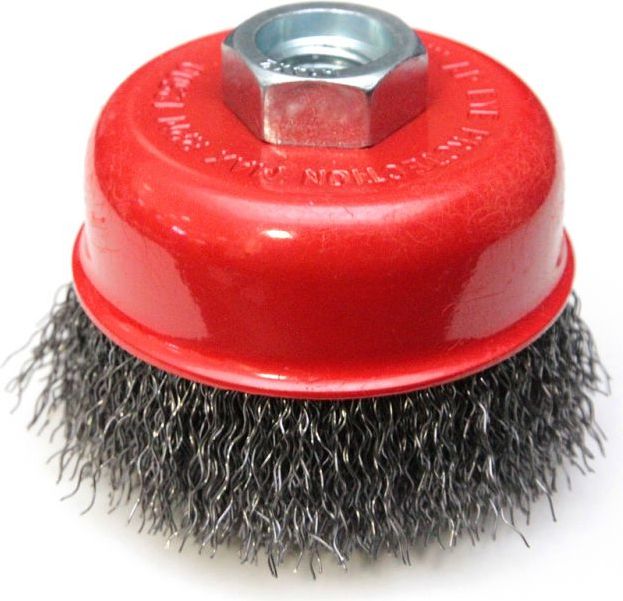 Dedra Szczotka druciana doczołowa stalowa 85mm gwint M14 (F35-085)
