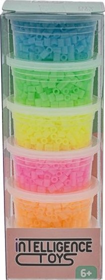 Koraliki Do Prasowania 3000szt, Prasowanki, Do Prasowanek, 6 Kolorów, Zapas - ŚWIECĄCE W CIEMNOŚCI MIX KOLORÓW