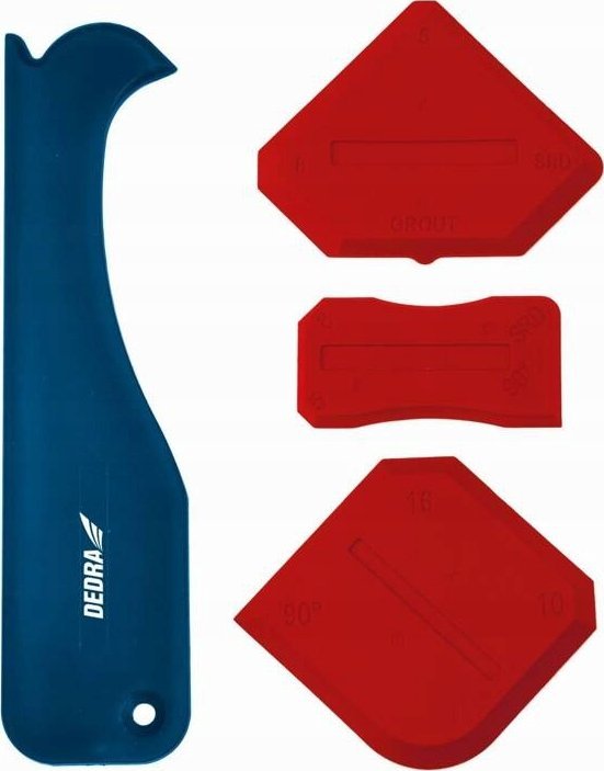 Dedra Szpachelki do silikonu z obcinakiem 4szt.