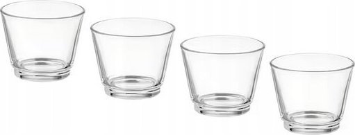 Ikea IKEA GALEJ świeczniki na tealighty szklaneczki x4