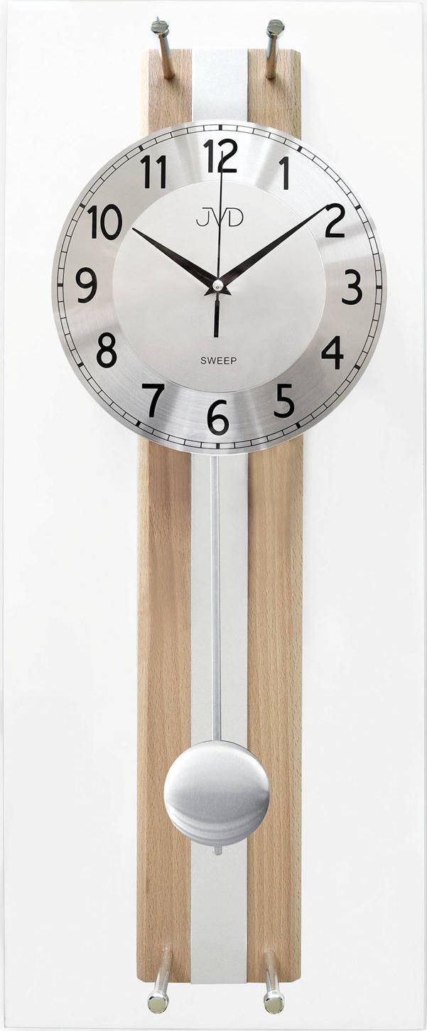JVD Zegar ścienny z wahadłem JVD NS1088.2 Cichy mechanizm