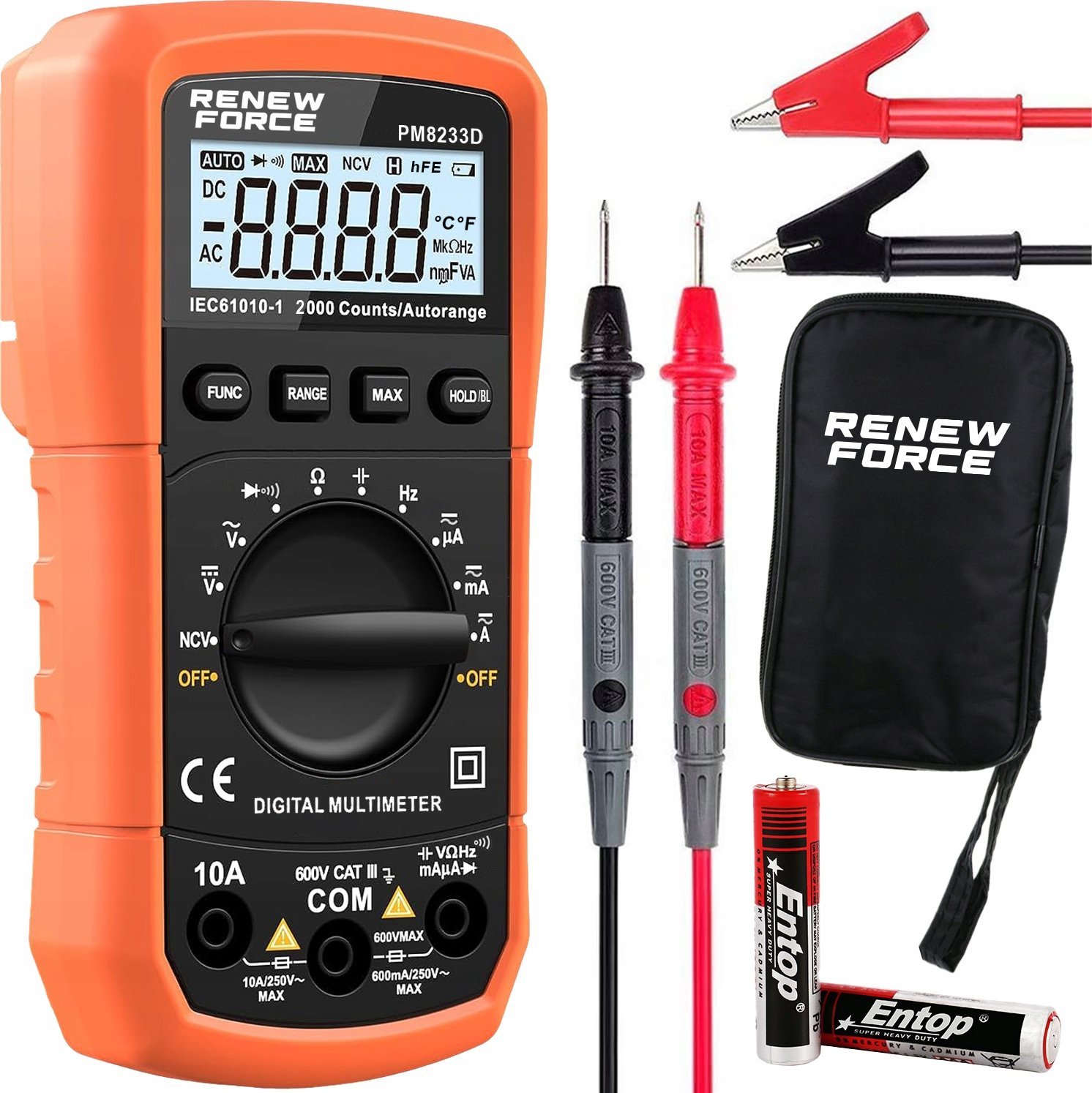 CYFROWY MIERNIK PRĄDU PM82335