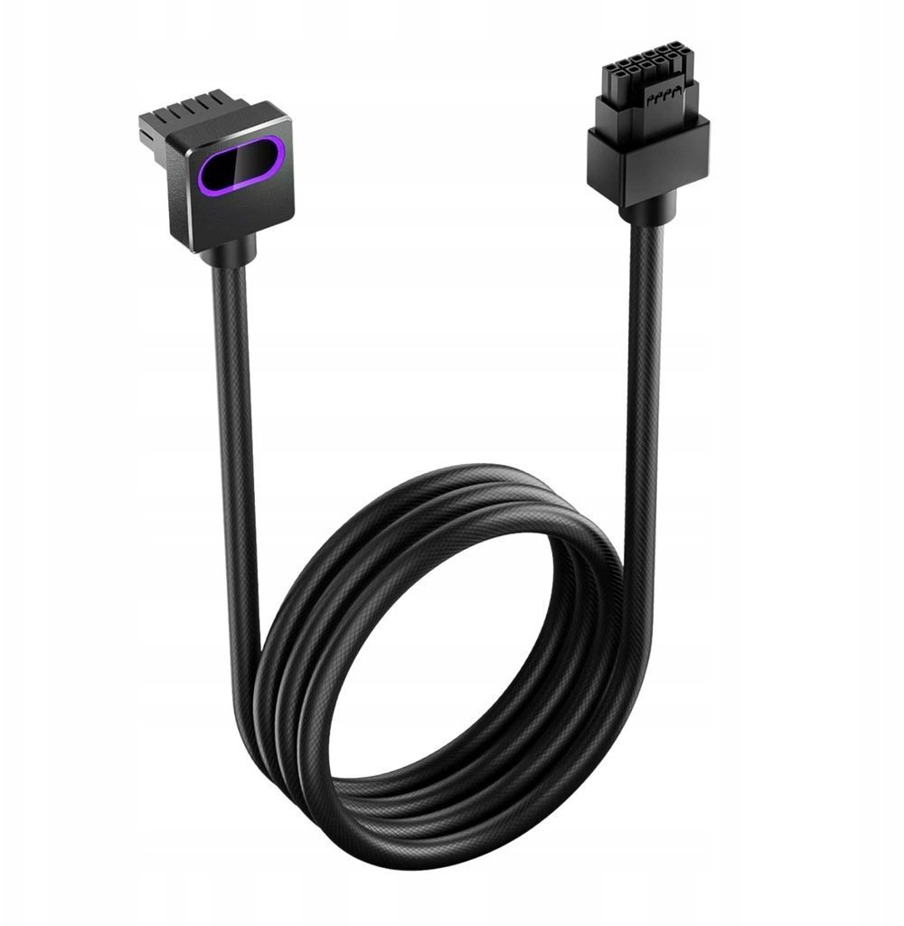 AsiaHorse Przedłużacz do zasilacza 12VHPWR TYP B Hydrus ARGB 50 cm czarny