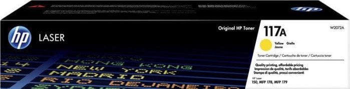 Toner HP 117A Yellow Oryginał (W2072A)