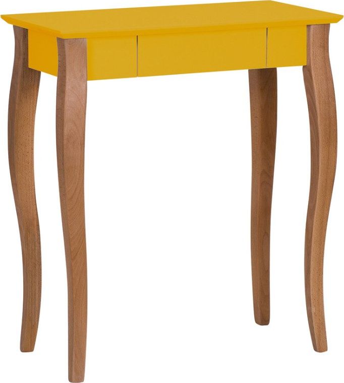 Biurko Ragaba Lillo Żółte 65 cm x 40 cm