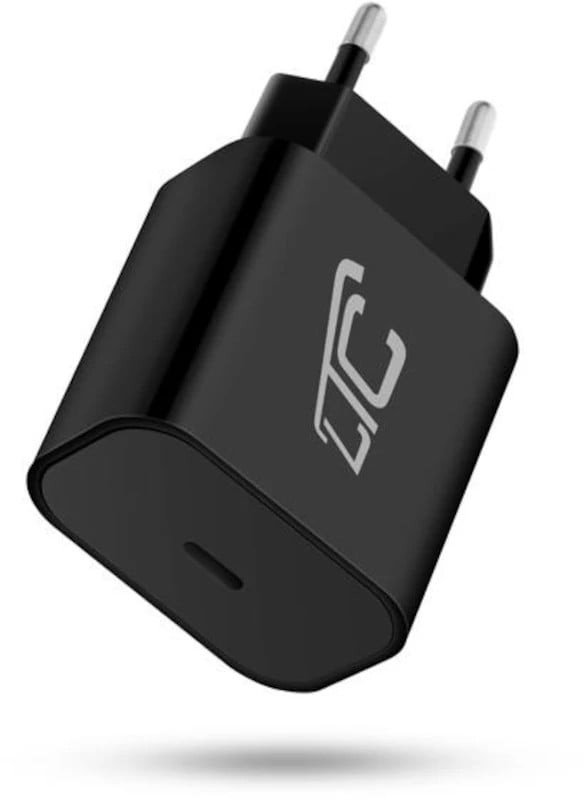 Ładowarka sieciowa LTC LXQC24, USB-C 3A PD 20W, czarna