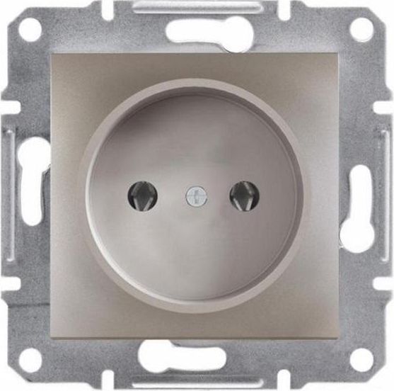 Schneider Electric Gniazdo instalacyjne Asfora pojedyncze brązowe (EPH3000169)