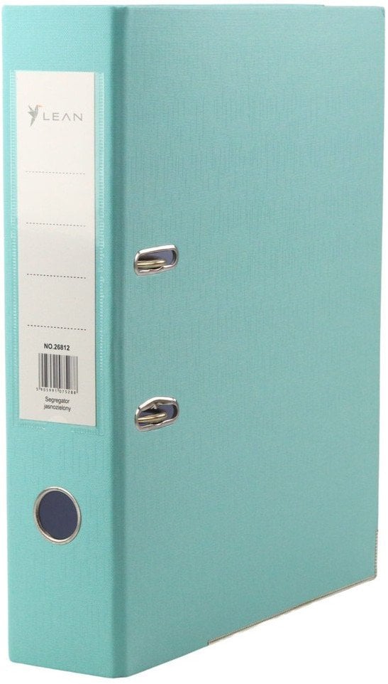 Segregator Na Dokumenty A4/80mm Okucie Mechanizm Dźwigniowy Turkusowy