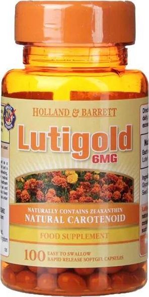 Holland & Barrett Holland & Barrett - Luteina, 6mg, 100 kapsułek