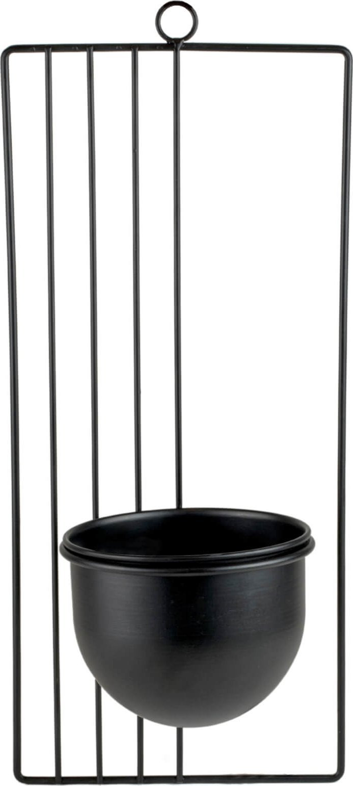 Direct Home and Garden Osłonka wisząca Burel czarna