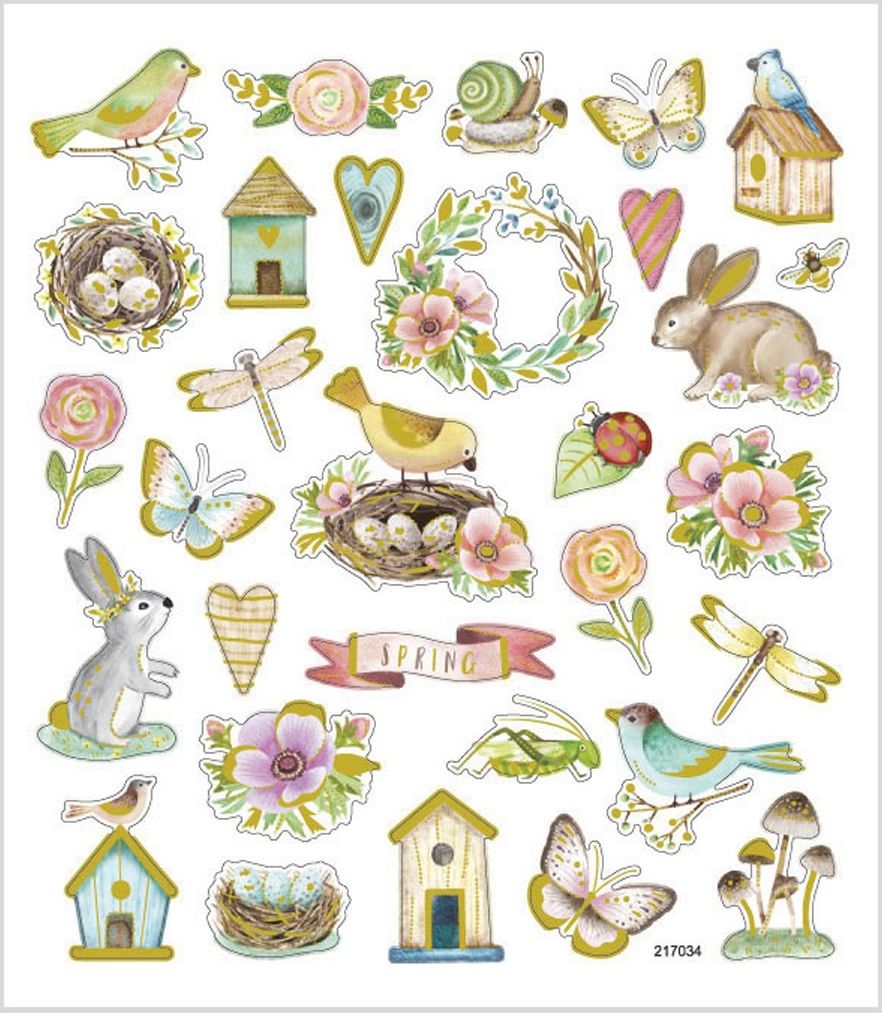 Creativ Company Naklejki Wiosna i Wielkanoc