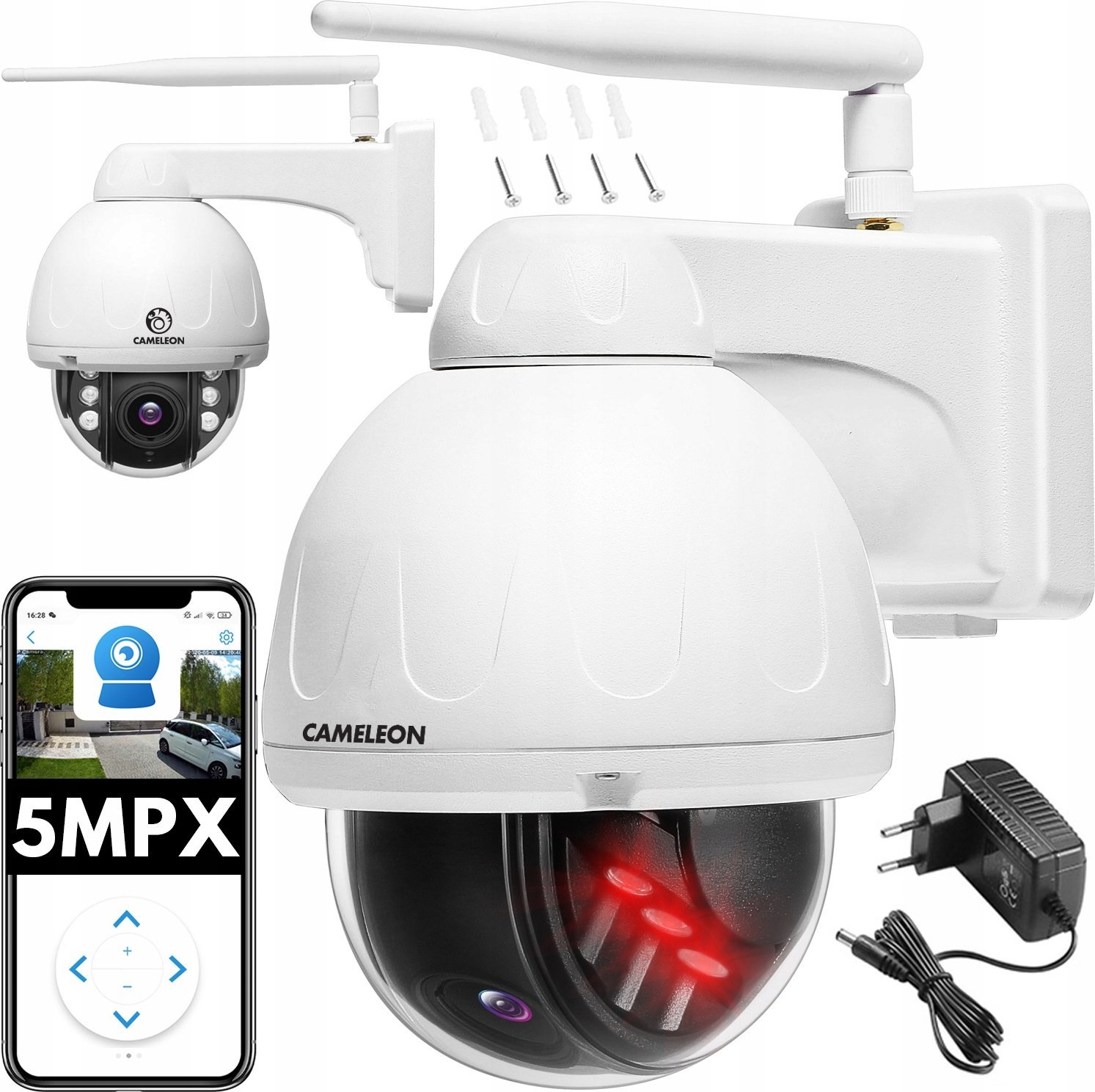 KAMERA MONITORUJĄCA 5MPX SD19W BIAŁA