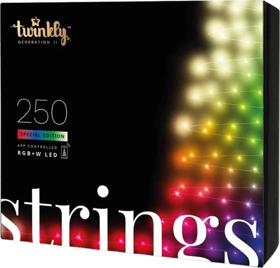 Twinkly Twinkly strings 250L 5mm RGBW transparent