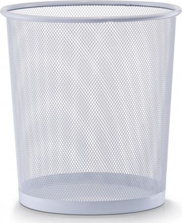 Kosz na śmieci Zeller biały (17716)