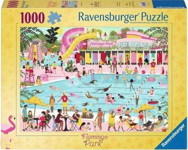 Ravensburger Puzzle Park Flamingo 1000 elementów
