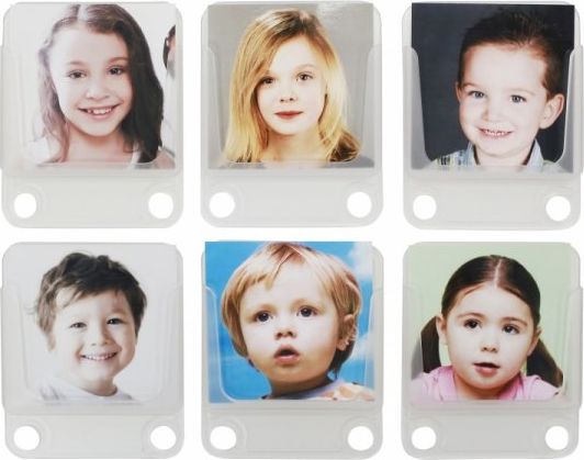 Ramka Masterkidz MASTERKIDZ Przezroczysty Uchwyt Etui Na Zdjęcia Karty 6 szt.