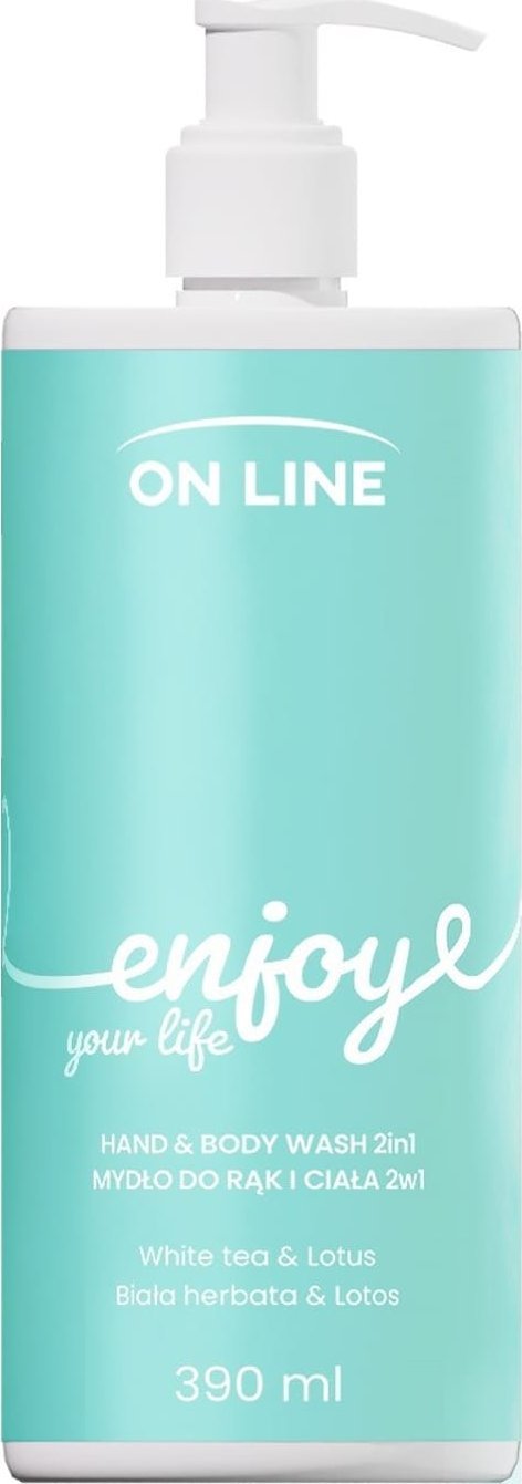 Trefl ON LINE Emocje Mydło do rąk i ciała 2w1 Enjoy 390 ml