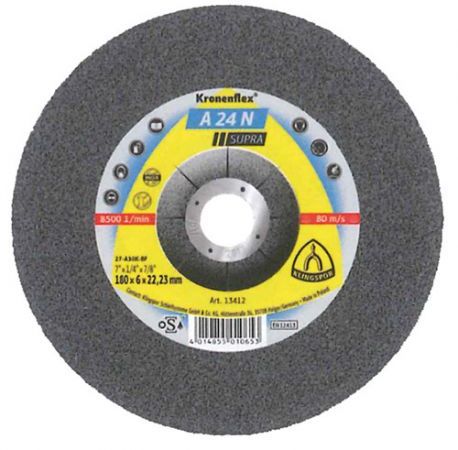 Klingspor Tarcza do obróbki stali szlachetnej FLEX 27 180x6,0x22,2 A 24 N SUPRA - 13412