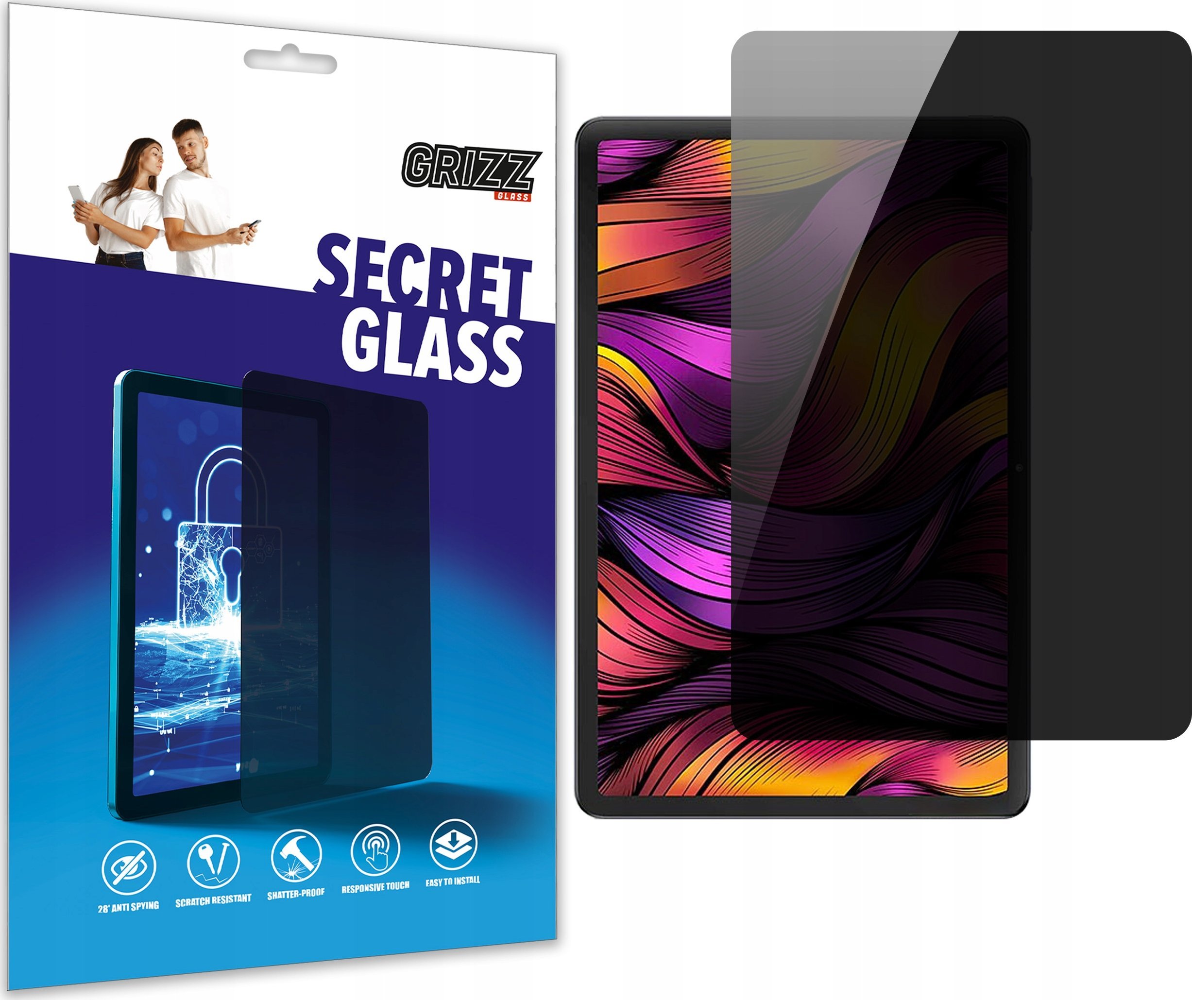 GrizzGlass Szkło prywatyzujące GrizzGlass SecretGlass do Xiaomi Poco Pad 5G