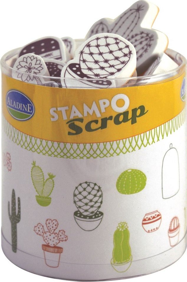 Aladine Stempelki do Scrapa Kaktusy