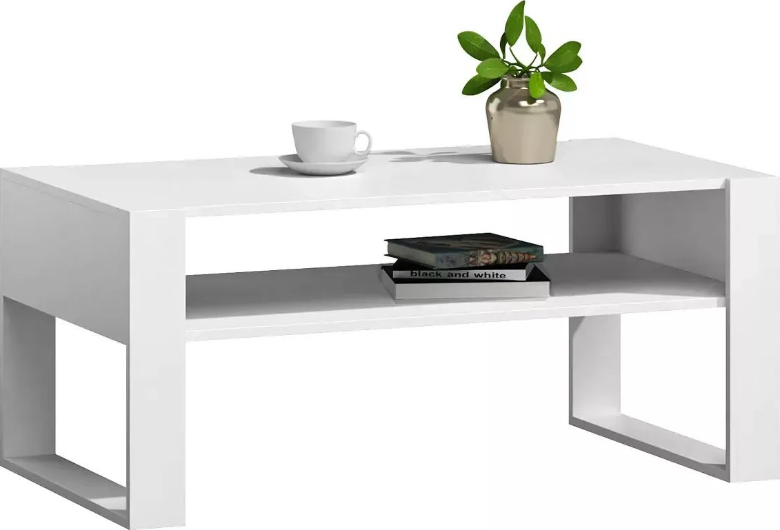Elior Biała skandynawska ława kawowa do salonu - Lazira