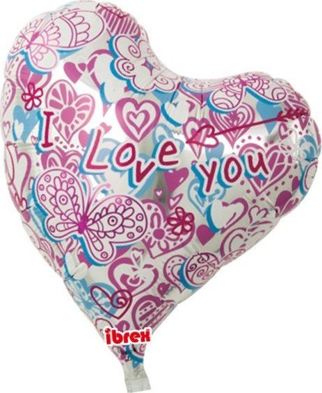 GoDan Balon foliowy 14" Serce sweet love hearts