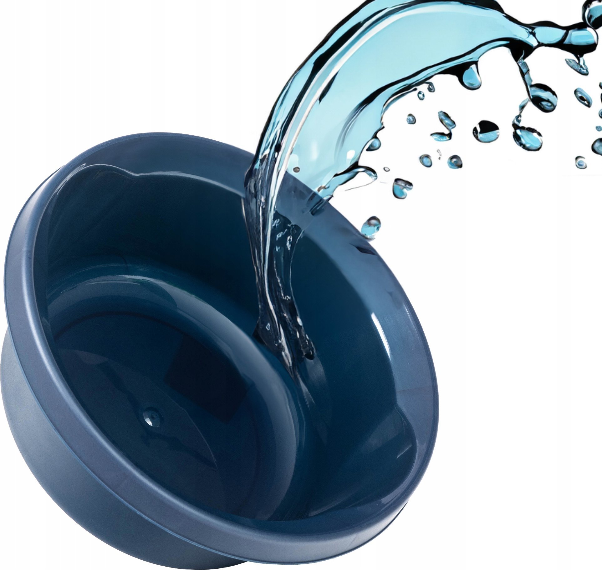 Kadax KADAX Miska Plastikowa 20L Miednica Okrągła Granat