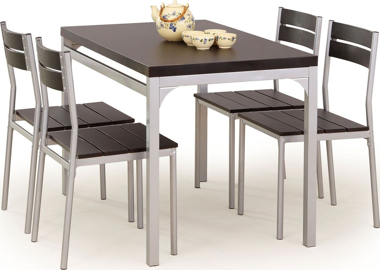 Profeos Stół z krzesłami Torino - wenge