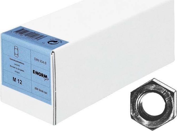 E-NORMpro DIN934 8 ocynk.galwan. M8, opak.handl. E-NORMpro