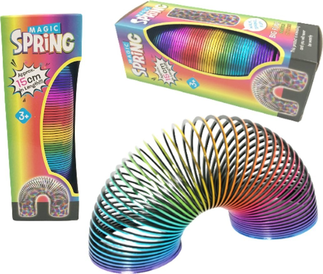 Pegaz Toys Magiczna tęczowa sprężynka Kolorowa Magic Spring