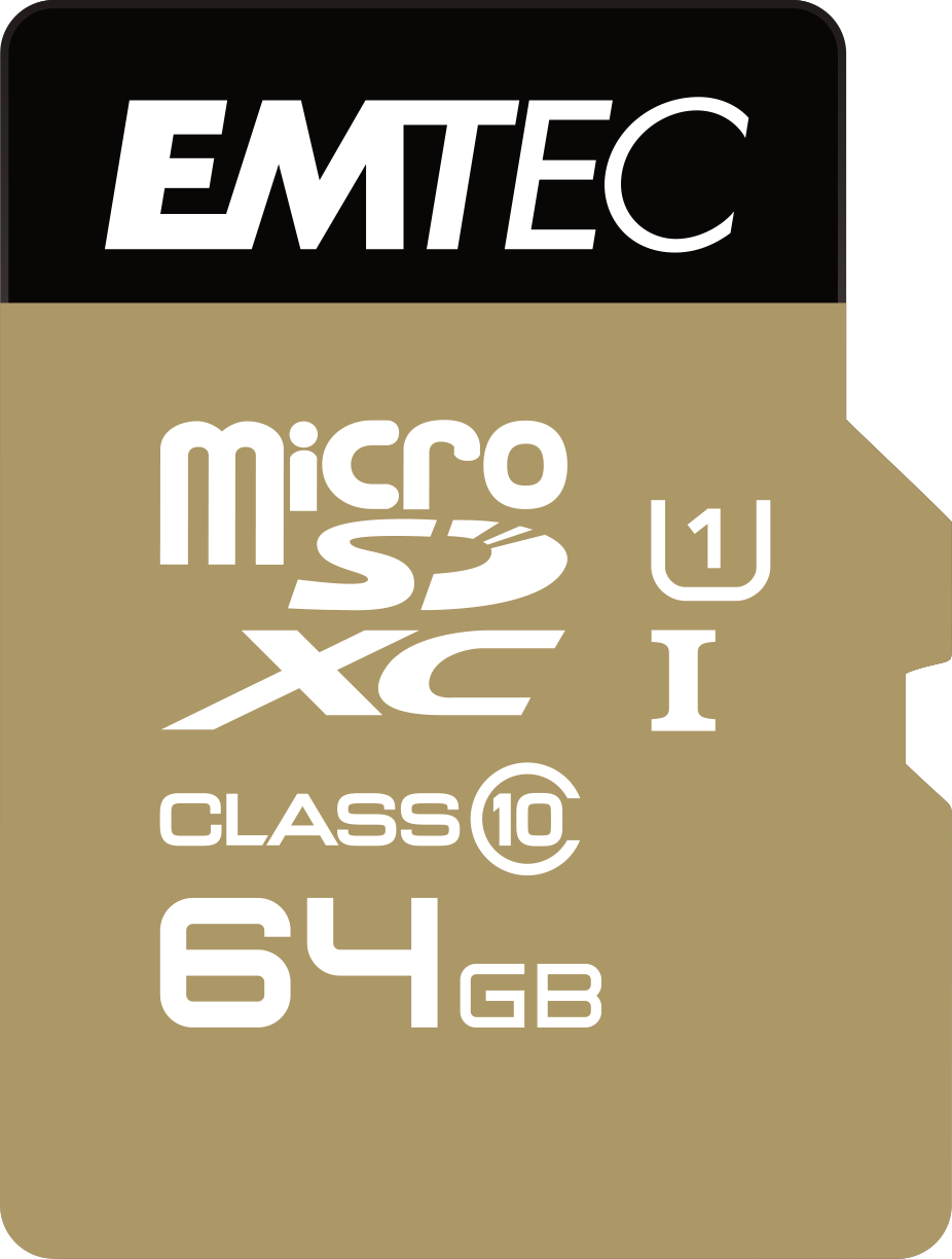 Karta Emtec Gold+ MicroSDXC 64 GB Class 10 (ECMSDM64GXC10GP)
