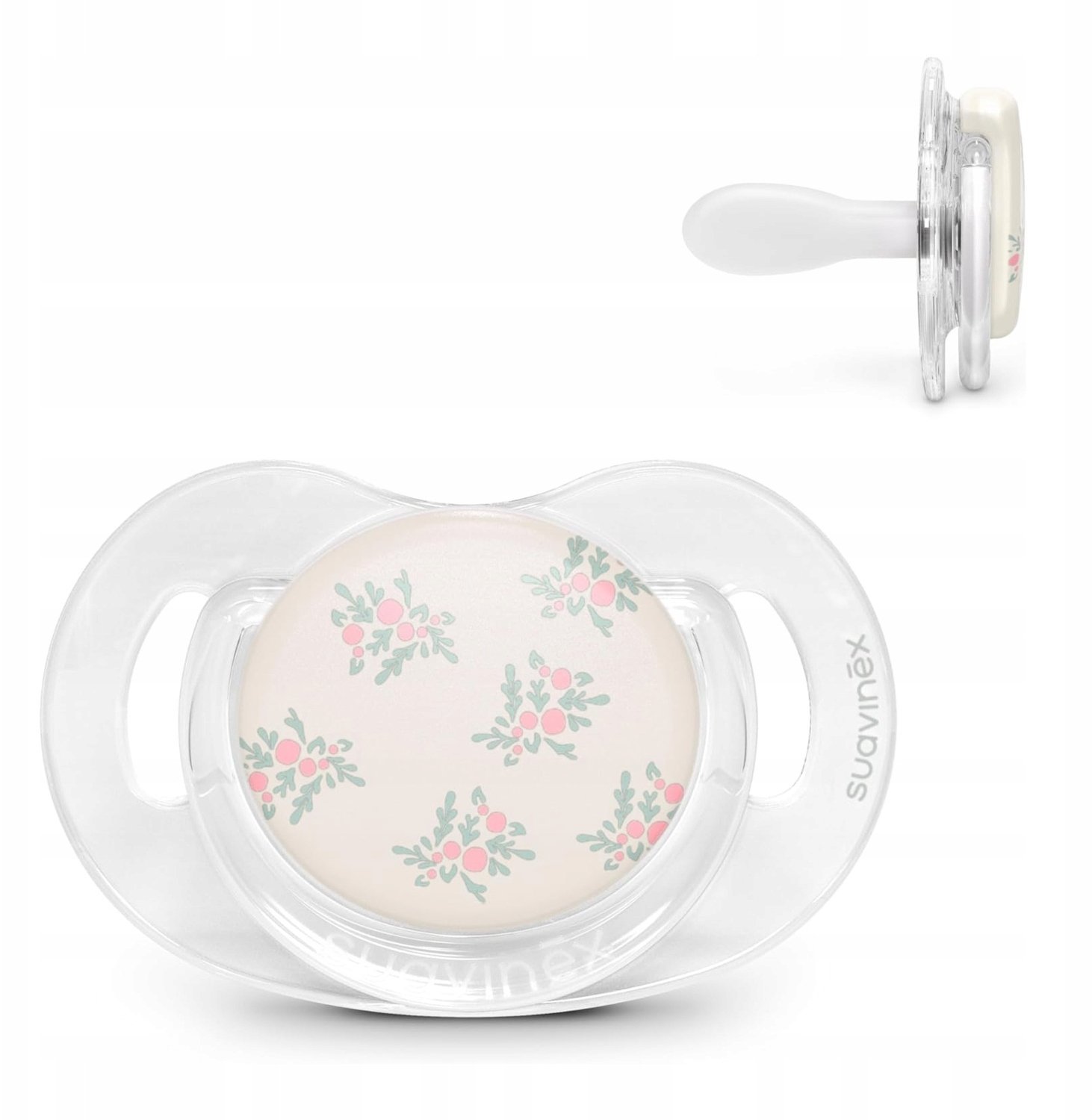 Suavinex 308932-SMOCZEK Fizjologiczny SX PRO SILIKONOWY 6-18M RÓŻÓWY POETRY