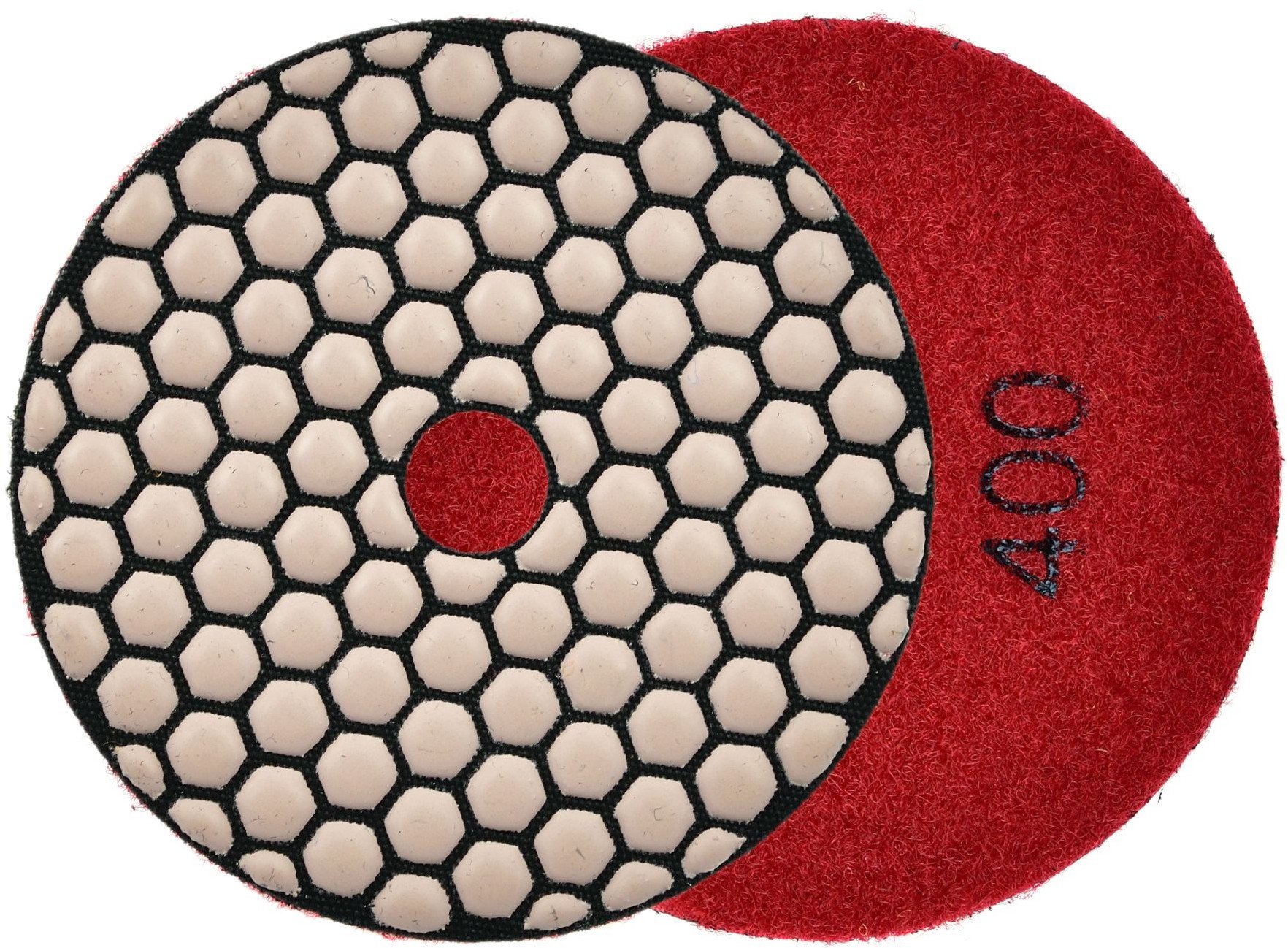 Geko Tarcza polerska do szlifowania gresu na sucho 100mm GR400 (25/250)