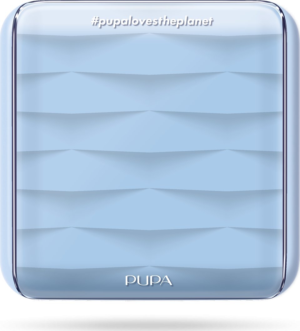 PUPA_3D Effects Design S Eyeshadow Palette paleta cieni do powiek Light Blue 8g