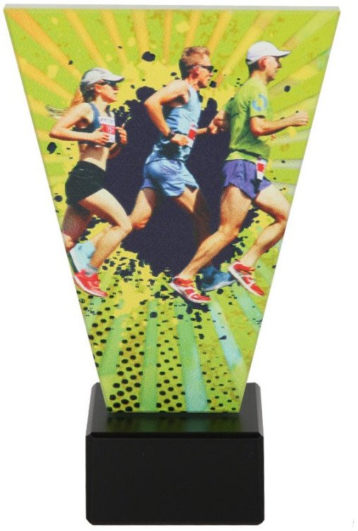 Trofeum szklane biegi