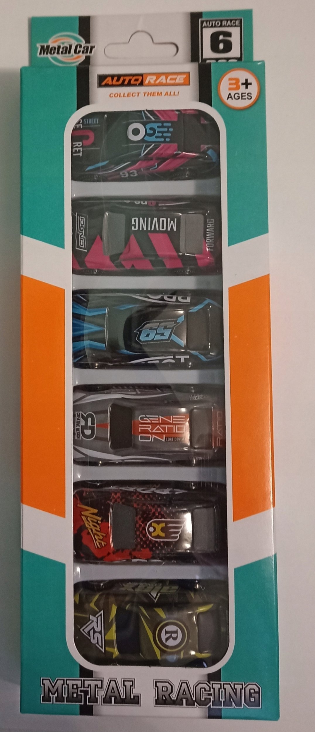 Auto metalowe 6 szt.