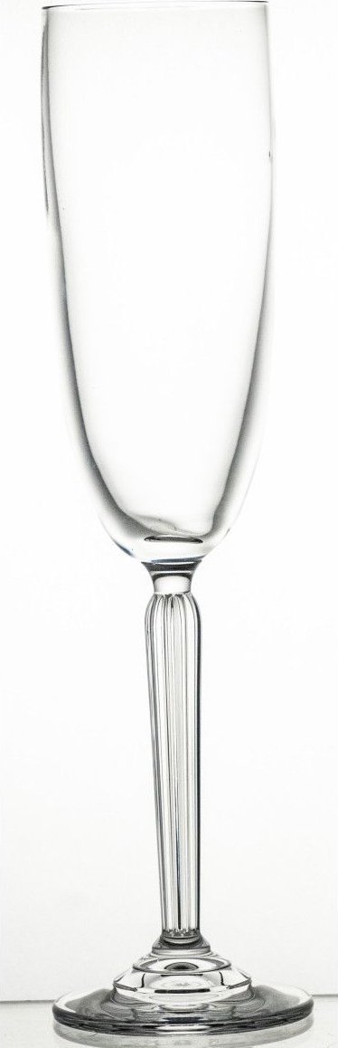 Crystal Julia Crystal Julia Kieliszki kryształowe do szampana prosecco 6 sztuk